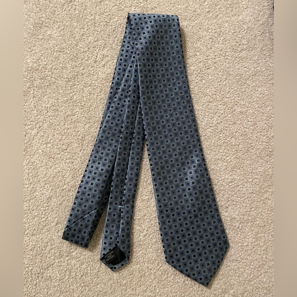 David Taylor Other - David Taylor Blue Geometric Square Neck Tie